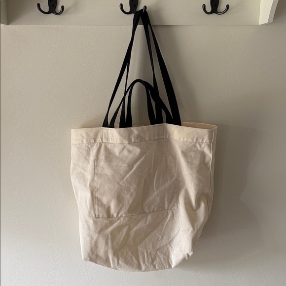 Lululemon Double Handle Canvas Tote Bag 17 L - Picture 3 of 4